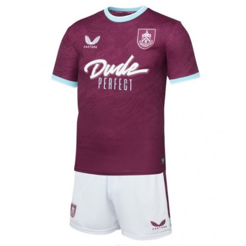 Dětský fotbalový dres Burnley 2025-26 Domácí Krátký Rukáv (+ trenýrky)